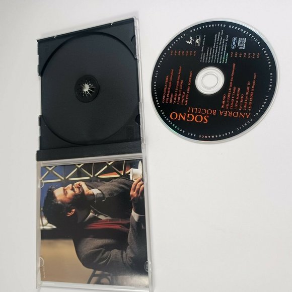 Andrea Bocelli CD Sogno -90s -Opera -Italian Pop *MINIMAL WEAR - Picture 5 of 12
